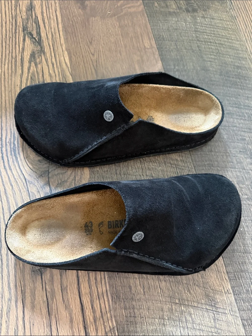 Men's Birkenstock Black Classic Zermatt